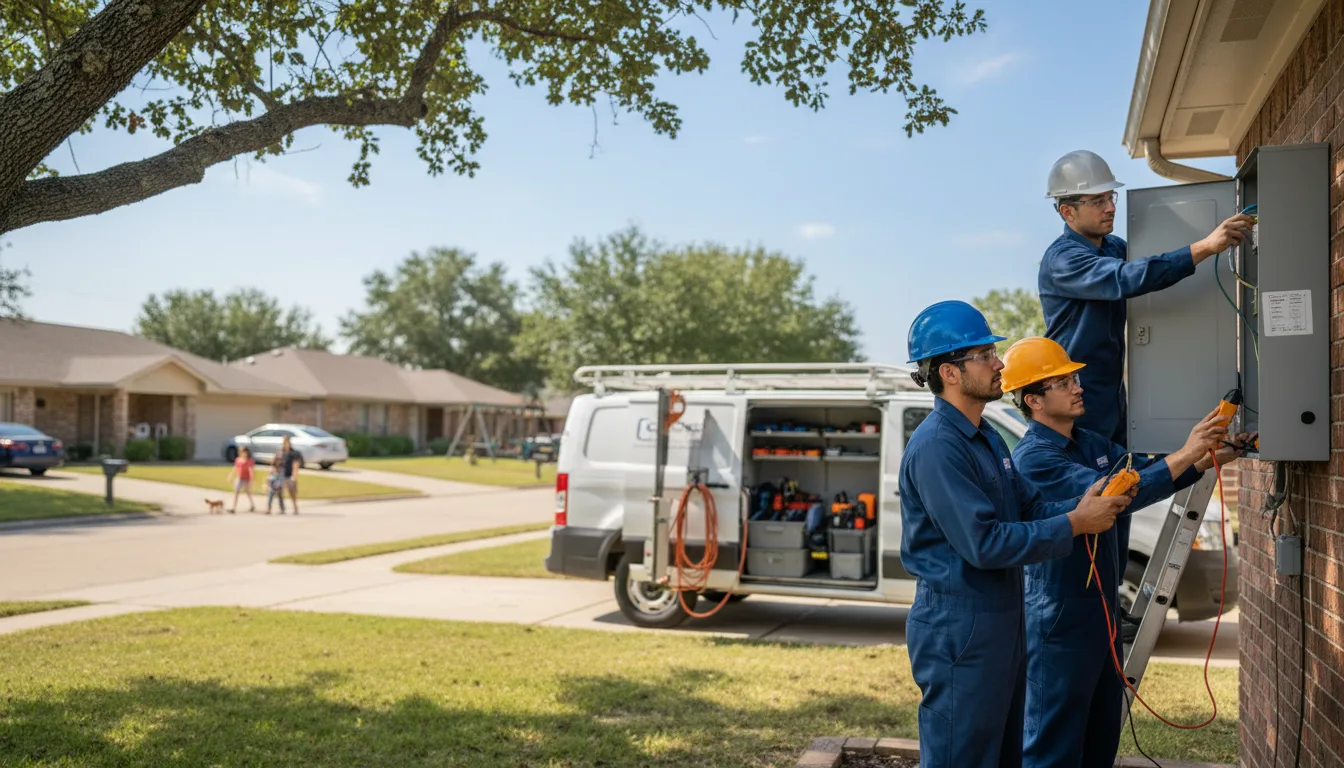 Certified electrician providing emergency electrical services in La Grange, MO